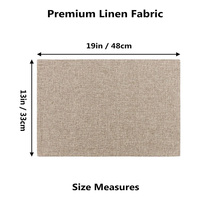 Napperons modernes en lin résistants à la chaleur pour toutes les saisons, nappes de table à manger, tapis de table de cuisine, décoration de table pour fêtes à thème