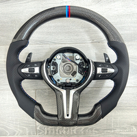 Volant de direction en carbone de qualité supérieure avec palettes de changement de vitesse pour BMW 540i X5 G05 G80 M3 F02 M6 G20 G28 G30