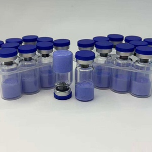 ผู้ผลิตจัดหาวัตถุดิบเครื่องสำอางทองแดง GHK-Cu ขนาด 50 มก. 100 มก. ผงสีฟ้าสำหรับดูแลผิว - Product Image 1