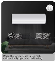 Boîtier d'air intelligent Tuya WiFi OLED en plastique, alimenté par batterie, détection PM2.5, COV, formaldéhyde, OS Android, résolution d'écran