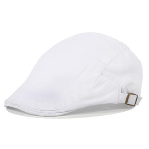 Nuovo Arrivo all'Ingrosso: Cappello Newsboy Unisex in Twill Lavato, Tinta Unita, Vestibilità Slim per Viaggi e Attività all'Aperto - Product Image 3