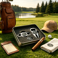Outil de réparation de divots de golf multifonction en métal avec ouvre-bouteille, brosse, clip ceinture et aimant pour marqueur de balle