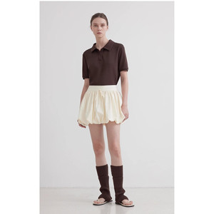 "อลิซ" กระโปรงสั้นเอวต่ำป้องกันการโป๊ลายดอกไม้สำหรับผู้หญิง - Product Image 1