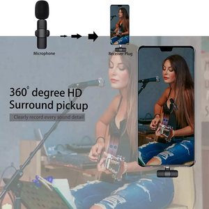 Mini Wireless Lavaliere <strong>Microphone</strong> Noise Reduction for Outdoor Live Recording Vlogging Usb <strong>bluetooth</strong> 2.4G - Product Image 3