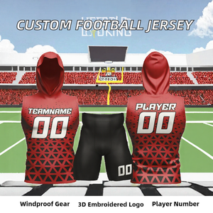 Ensemble de maillots de football américain personnalisés 7 sur 7, sweat-shirt, maillot sans manches, short d'équipe pour adultes - Product Image 2