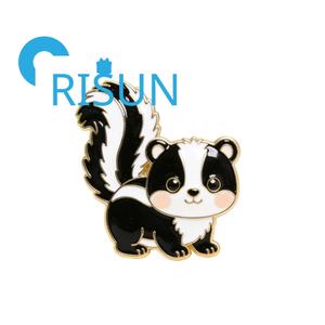 Broche en émail personnalisée en métal, motif hérisson mignon de dessin animé, style Kawaii, pour revers, cadeau - Product Image 5