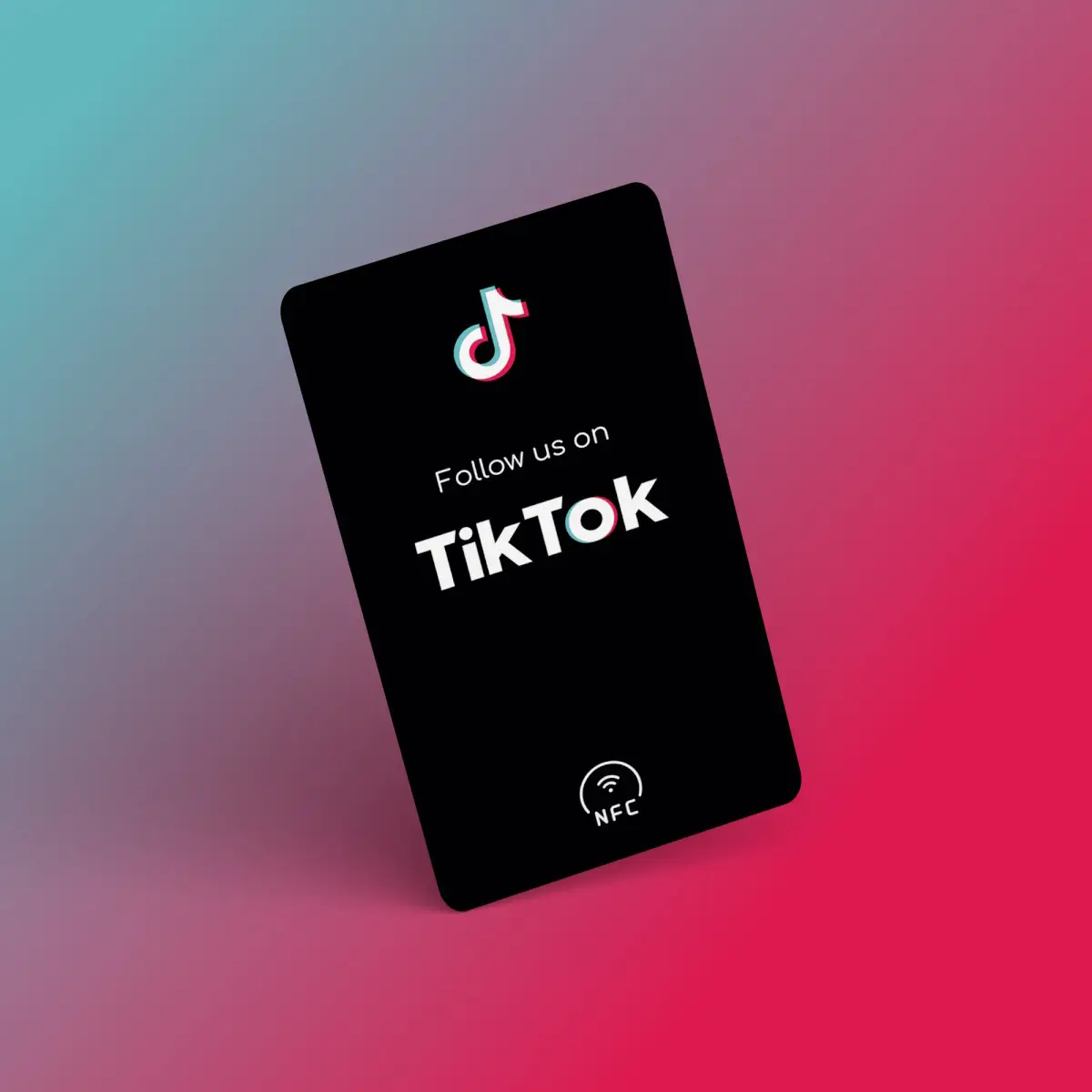 Cartes d'examen TikTok d'affaires Google Review PVC NFC Tap Social RFID Tiktok Cartes de visite