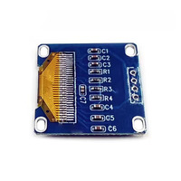 SSD1306 0.96 inç küçük esnek şeffaf OLED renkli dokunmatik ekran 128x64 piksel RGB I2C araba ekran e-kağıt modülleri
