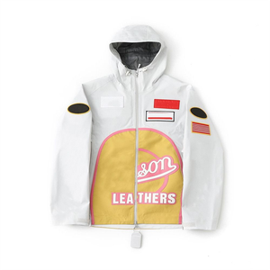Vanson Lederjacke mit Kapuze Arbeitsjacke - Product Image 1