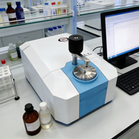 Spectrophotomètre infrarouge avec spectroscopie FTIR par transformée de Fourier, spectromètre infrarouge à transformée de Fourier, spectrophotomètre de laboratoire, prix