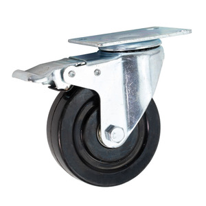 ล้อเลื่อนยางสีดำขนาด 3 4 5 นิ้ว ยี่ห้อ Weihang แบบล็อคได้ ป้องกันไฟฟ้าสถิตย์ สำหรับอุปกรณ์คุณภาพสูง - Product Image 1