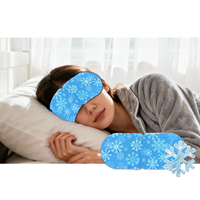 Masque de refroidissement jetable pour les yeux gonflés-Masque gel pour dormir, cernes, migraines, maux de tête