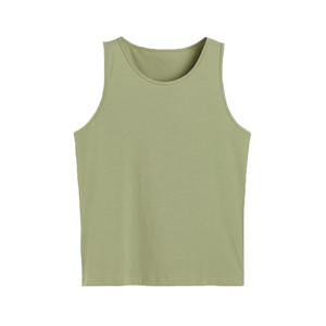 <b>Mens</b> Cotton <b>Tank</b> <b>Top</b> Sleeveless Vest Breathable Soft Fabric Gym Workout Casual Summer Wear for Wholesale Manufacturer Export - Product Image 1
