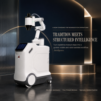 ZCH Robot de Moxibustion Thérapeutique, Appareil de Massage Électronique Chauffant pour Brûler les Graisses, Masseur Dorsal Intelligent à Écran Tactile pour Toute la Silhouette