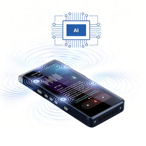 Traductor y <span class=keywords><strong>Grabador</strong></span> Inteligente con Pantalla Táctil Innioasis R2, Batería <span class=keywords><strong>de</strong></span> 2800 mAh, WiFi <span class=keywords><strong>de</strong></span> Doble Banda, Almacenamiento <span class=keywords><strong>de</strong></span> 4+64 GB, Micrófono <span class=keywords><strong>de</strong></span> 5 Piezas, para Oficina - Product Image 1