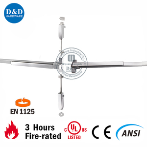 UL CE Besi Tahan Karat Modern Rel Api Pintu Interior Darurat Perangkat Keras Arsitektur - Product Image 4