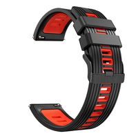 Bracelet de sport réglable en silicone de 22 mm, compatible avec les montres intelligentes, 12 couleurs, unisexe, confortable, accessoires