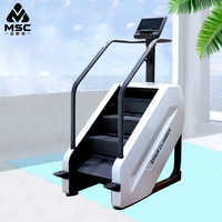 Máquina de Escaleras Aeróbica de Alta Calidad, Robusta, Suave y Segura para Gimnasio, Entrenamiento Físico Comercial en Interiores, Espacio de Ejercicio