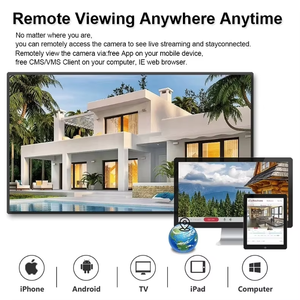 كاميرا أمان من إيكيفيجن مع خاصية التعرف على الوجوه، تقنية POE، ذكاء اصطناعي للتعرف على الإنسان والمركبات ورقم لوحة الترخيص، نطاق ديناميكي واسع، دقة 5 ميجابكسل، هيكل من البلاستيك المقوى مقاوم للماء، كشف الحركة، كاميرا مراقبة - Product Image 4