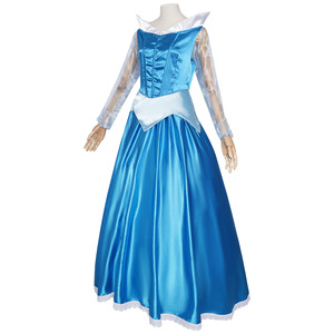 Robe <span class=keywords><strong>de</strong></span> princesse bleue, Costume <span class=keywords><strong>de</strong></span> spectacle, tenue <span class=keywords><strong>de</strong></span> cosplay, Costume <span class=keywords><strong>de</strong></span> personnage d'Halloween, Conte <span class=keywords><strong>de</strong></span> <span class=keywords><strong>fées</strong></span> fantastique - Product Image 2