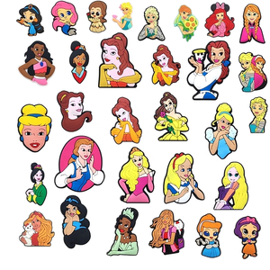 Adornos Personalizados para Zapatos de PVC, Colección Princesa, Decoración de Dibujos Animados de Hadas, Unisex, Hechos en Vietnam - Product Image 1