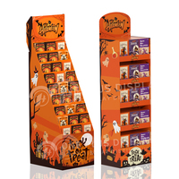 Support de Présentation Pliable Personnalisé en Carton Écologique pour Cartes de Vœux de Noël avec Design Autoportant