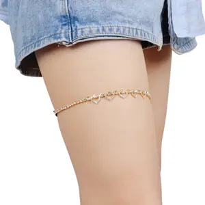 Trendy Wholesale gold leg chain designs To Complete The Look 