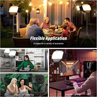 Geliştirilmiş U600+ U800+ LED Video LED Işık Tripodlu Kısılabilir İki Renkli LED Panel Işık, Stüdyo Fotoğrafçılığı YouTube Video Çekimi için