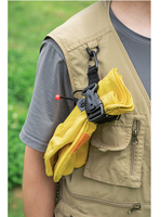 Sangle en nylon réglable avec mousqueton et boucle rapide pour sac à dos de camping et fixation de bagages