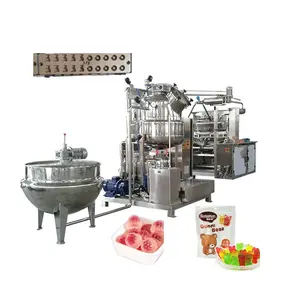 آلات صنع حلوى غمد فيتامين دب من Yucho ، خط إنتاج غلوي ، ماكينة حلوى