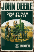 Plaque Métallique Décorative Vintage 20x30 cm, Thème Tracteur, pour Ferme, Maison, Club, Art Mural en Fer Blanc, Vente en Gros