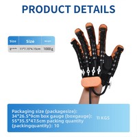 Gant robotique intelligent d'entraînement pour seniors, rééducation de la dextérité des cinq doigts, directement de l'usine, en stock