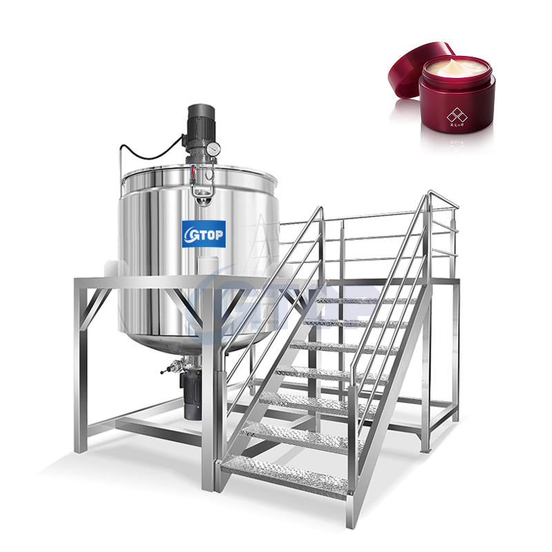 Гомогенизатор для косметики, растушевки, крема, жидкого мыла, смеситель с обогревом, бак для смешивания из нержавеющей стали с мешалкой, нагреватель