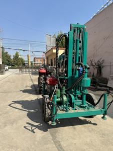 เครื่องเจาะบ่อน้ำไฮดรอลิก Dolphin 50-300 เมตร ดีเซล 32 แรงม้า เคลื่อนย้ายได้ ขายดี ราคาโรงงาน สำหรับปั๊มน้ำเกษตร - Product Image 4