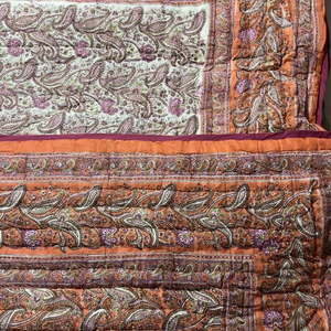 Best luxury cotton <b>Kantha</b> Patchwork Duvet Vintage Style QueenSize Cotton KanthaQuilt Soft Reversible Winter Blanket for HotelUse - Product Image 1