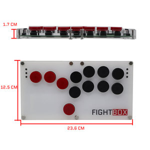 FightBox Slim Fight Stick Fighting Game Joystick Cherry Hot-swap Arcade <b>Controller</b> Mini Hitbox Type-C Interface Phone Holder Hit - Product Image 3