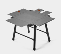 Table IGT pliable en aluminium portable à hauteur réglable pour camping en plein air