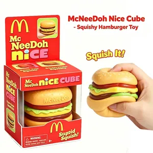 Nuevo Juguete Sensorial Schylling NeeDoh Burger Cube, Peluche Antiestrés para Niños de 3+ Años, Calma el Estado de Ánimo, Proporciona Alivio Sensorial, Reduce la Ansiedad, No Tóxico - Product Image 1