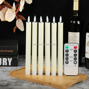 Wohndekor Hochzeits-Kandelaber <span class=keywords><strong>LED</strong></span>-Kerzen Batteriebetriebene Elektrische Flammenlose <span class=keywords><strong>LED</strong></span>-Langkerzen für Hochzeitsfeier <span class=keywords><strong>LED</strong></span>-Kerzenlicht - Product Image 2