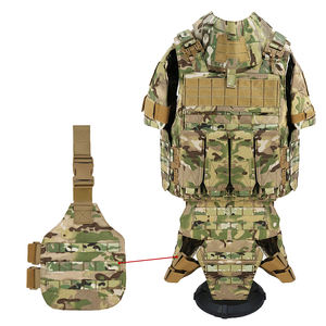 Chaleco Táctico de Protección Corporal Completa, Resistente a Puñaladas, con Sistema Molle, para Combate - Product Image 6