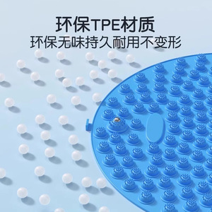 Alfombrilla masajeadora de pies de material TPE con diseño circular para masajes en casa. - Product Image 3