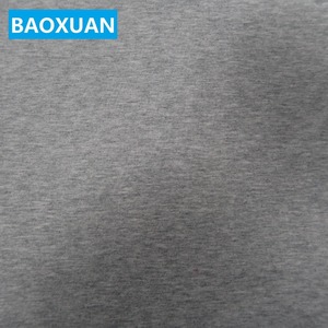 Chine fournisseur shaoxing usine qualité 95% <span class=keywords><strong>coton</strong></span> 5% l'envergure éponge dos brossé polaire tricot <span class=keywords><strong>tissu</strong></span> - Product Image 2