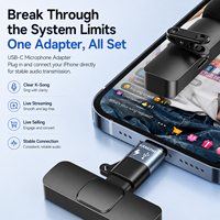Adaptateur OTG USB-C L SAMZHE Neuf avec Protection Contre les Courts-Circuits en Alliage d'Aluminium pour Écouteurs et Microphones iPhone