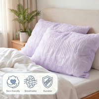 Housse de coussin jetable non tissée rectangulaire, hygiénique, à usage unique, pour les voyages d'affaires, les spas, les salons de coiffure, les locations à court terme