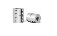 Accouplement rigide en alliage d'aluminium LL-B-D16L24 pour machine de gravure, moteur pas à pas, vis, couple élevé
