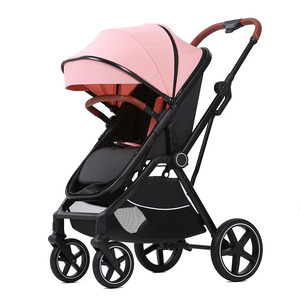 <span class=keywords><strong>2025</strong></span> phong cách mới Xe đẩy em bé OEM tùy chỉnh khung thép nhỏ gọn có thể gập lại 2 trong 1 xe đẩy em bé - Product Image 2