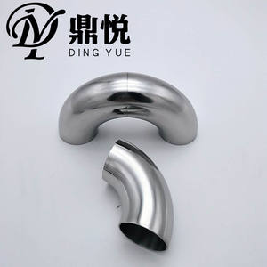 Codo Sanitario Soldado de Acero Inoxidable 304 de Instalación Rápida, 90 Grados, Pulido Espejo, Accesorios para Tuberías Externos e Internos - Product Image 3