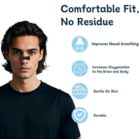 Tiras Nasales OEM Anti Ronquidos Extra Fuertes, Transpirables, Sin Medicamentos, Alivio de la Congestión Nasal, Venta al Por Mayor, Logotipo Personalizado, 40 Unidades