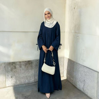 Robe Musulmane Abaya NIDA sur Mesure OEM, Modèle Dubaï Vintage Turc Égyptien à Manches Longues pour Usage Quotidien Traditionnel