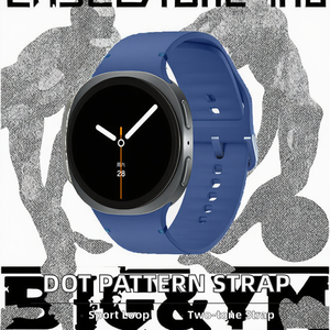 <span class=keywords><strong>Correa</strong></span> de <span class=keywords><strong>Reloj</strong></span> de Silicona de Doble Color Forwelleny con Patrón de Puntos de Diamante Invertidos para <span class=keywords><strong>Samsung</strong></span> <span class=keywords><strong>Galaxy</strong></span> <span class=keywords><strong>Watch</strong></span> 8/8 Classic 40 44 <span class=keywords><strong>46mm</strong></span> - Product Image 2